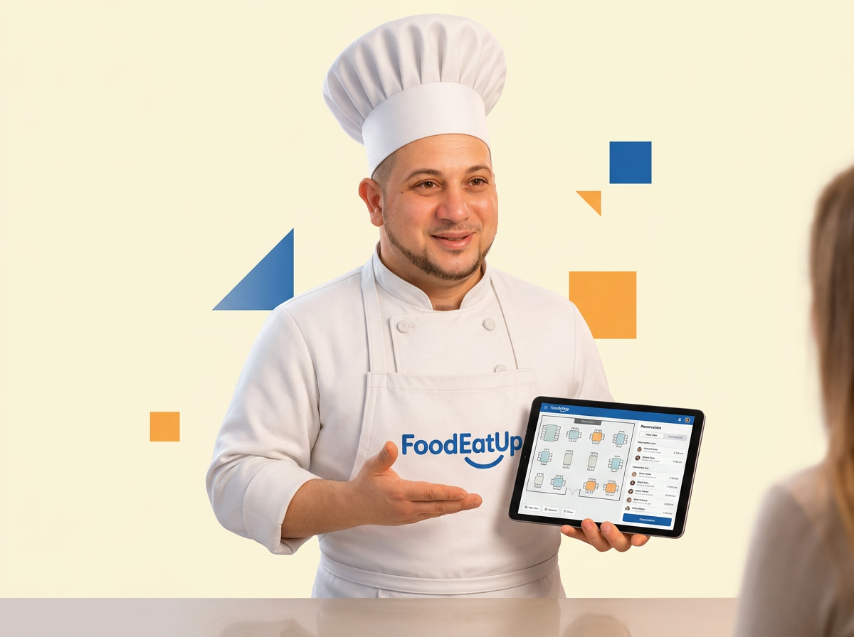 Illustration du module Réservations & Plan de salle de FoodEatUp