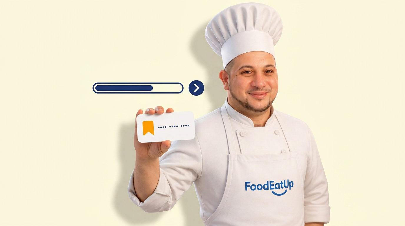 Le chef FoodEatUp présente le code de reprise de formation
