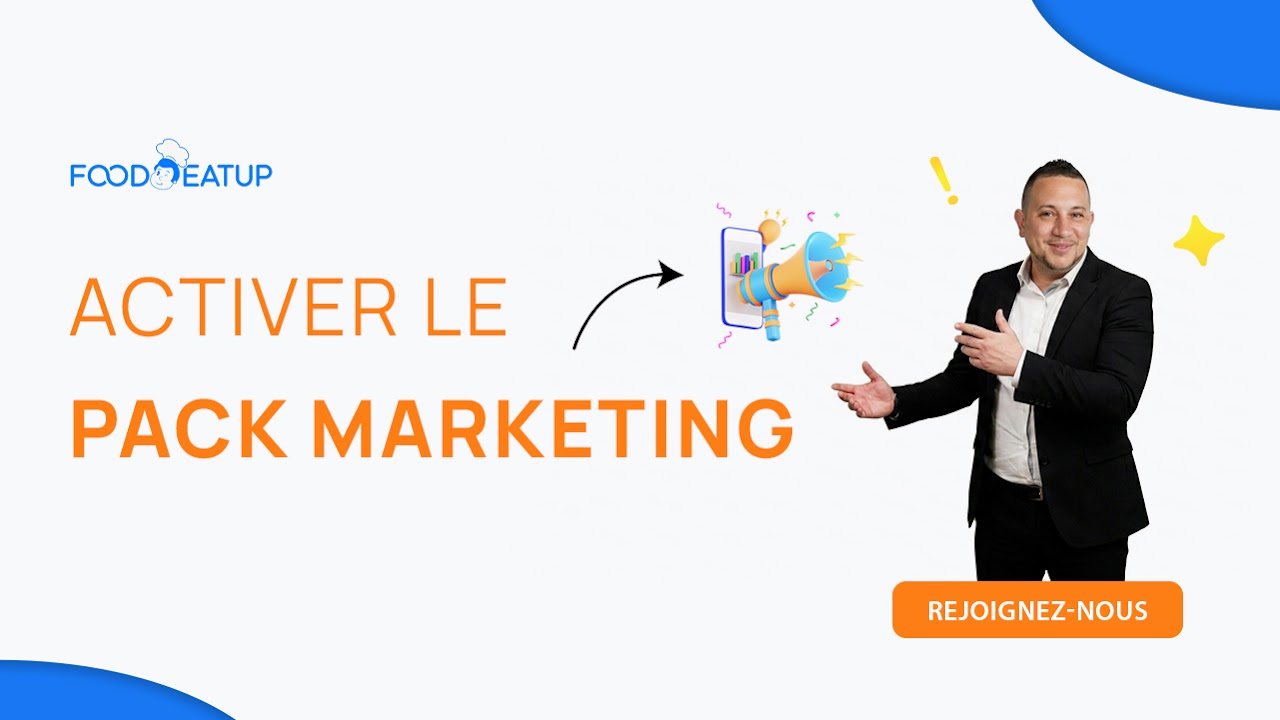 Vignette du tutoriel Activer le Pack Marketing FoodEatUp