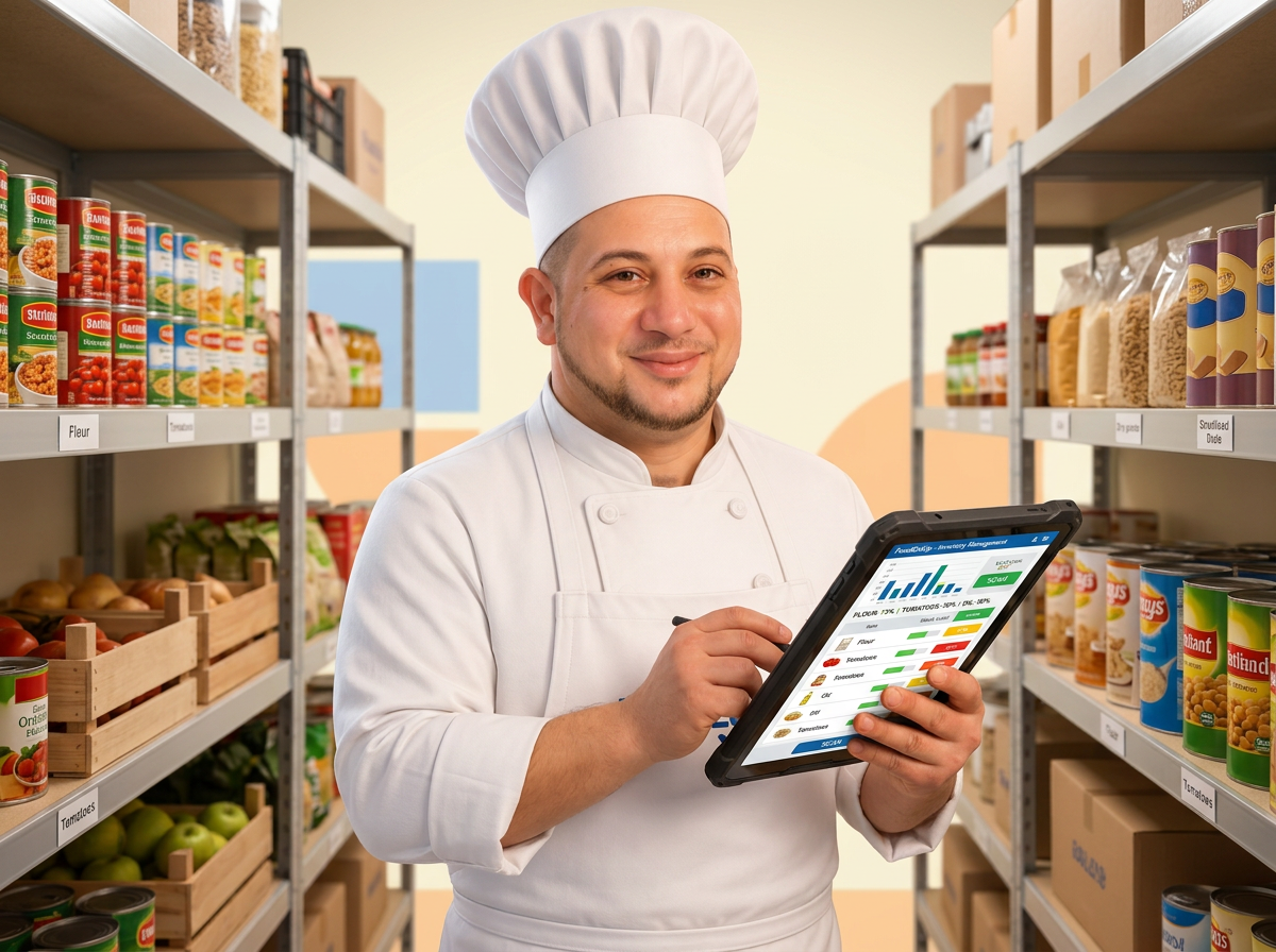Illustration du module StockVision AI de FoodEatUp
