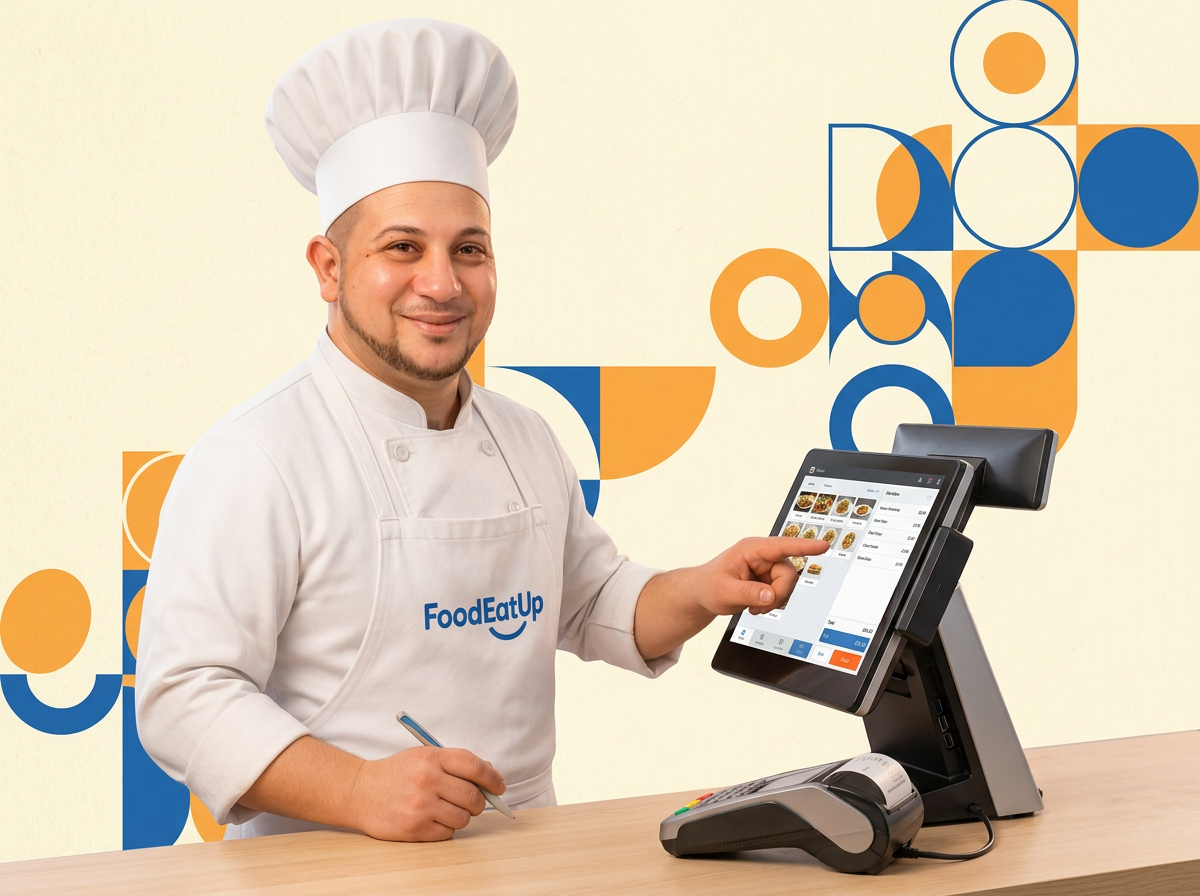 Illustration du module Caisse POS & Matériel de FoodEatUp