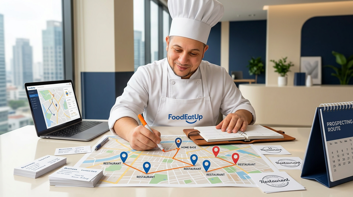 Vignette du tutoriel Organiser sa prospection de partenaire FoodEatUp
